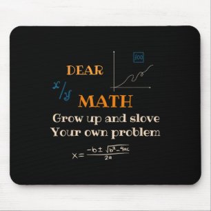 Lustige Mathe-Zitate für Mädchen Jungen Teenager M Mousepad