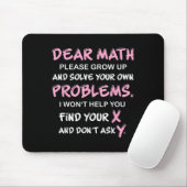 Lustige Mathe-Zitate Mousepad (Mit Mouse)