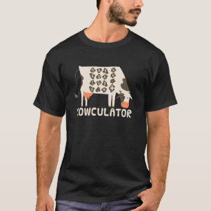 Lustige Mathematik - Cowculator T-Shirt