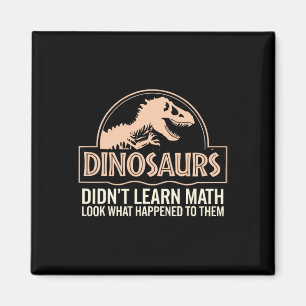 Lustige Mathematik Mathe-Lehrer, Dinosaurier L Magnet