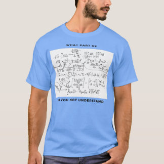 lustige Mathematikgleichung T-Shirt