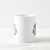 Lustige Mäusenickerchen machender Ruhestand Kaffeetasse (Mittel)