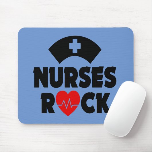 Lustige Mausunterlage des Felsens der Mousepad (Mit Mouse)