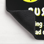 Lustige Mausunterlage mit Schild von Bad Boogie - Mousepad (Ecke)