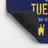 Lustige Mausunterlage Montages Dienstag WTF Mousepad (Ecke)