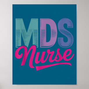 Lustige Mds Pflegekoordinatorin Bewusstsein Regist Poster