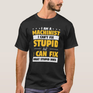 Lustige Mechaniker-Maschinen-Zitate für einen CNC- T-Shirt