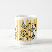 Lustige Meeresfrüchte Krabben Fisch Kaffeetasse (Mittel)