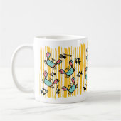 Lustige Meeresfrüchte Krabben Fisch Kaffeetasse (Links)