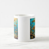 Lustige Meeresschildkröten Kaffeetasse (Mittel)