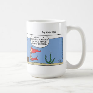Lustige Meerjungfrau-Begräbnis-Tasse Kaffeetasse