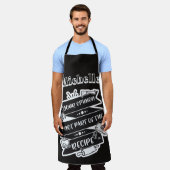 Lustige Meinung/Rezept Schürze (Getragen)