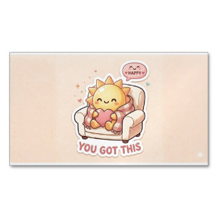 Lustige Meme-Aufkleber – Hilarische Laptop- & Wass Magnetische Visitenkarte