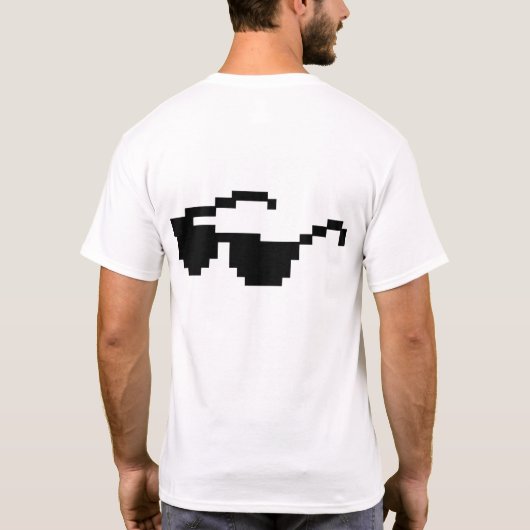 lustige Meme-Sonnenbrille T-Shirt (Rückseite)