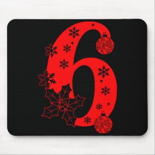 Lustige Meme-Spruch 67 Sechs Sieben Weihnachten Nu Mousepad