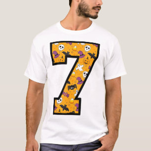 Lustige Meme-Spruch Nummer 7 6 7 Sechs Sieben Hall T-Shirt