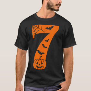 Lustige Meme-Spruch Nummer 7 6 7 Sechs Sieben Hall T-Shirt