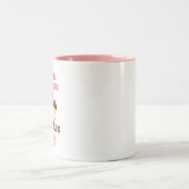 Lustige menschliche Betriebsmittel-personalisierte Zweifarbige Tasse (Mittel)