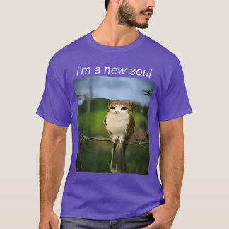 Lustige Meowl Meme Katze Eule Meme Hirnverrottung  T-Shirt