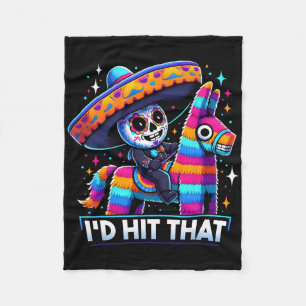 Lustige mexikanische Party-Pinatas, die ich an die Fleecedecke