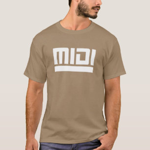 Lustige MIDI-Analogsynth-Synthesizer-Schaltung Bie T-Shirt
