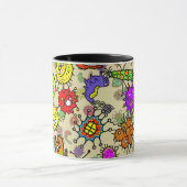 Lustige mikroskopische Labororganismen Tasse (Zentrum)