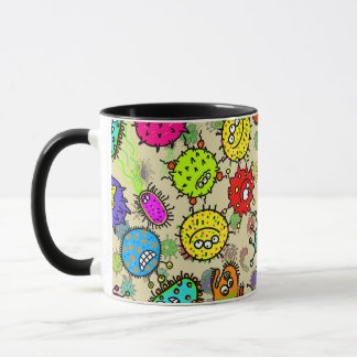 Lustige mikroskopische Labororganismen Tasse