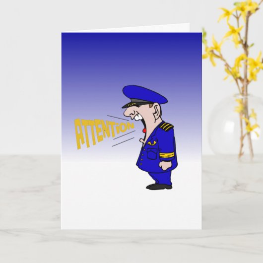 lustige militärische Ehefrau vermisst Karte (Gelbe Blume)