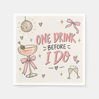 Lustige Millennial-Hochzeits-Cocktailserviette Serviette