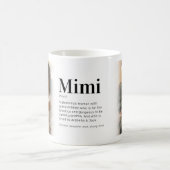 Lustige Mimi-Definitions-Foto-Kaffeetasse Kaffeetasse (Mittel)