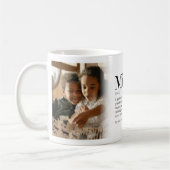 Lustige Mimi-Definitions-Foto-Kaffeetasse Kaffeetasse (Links)
