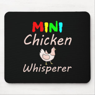 Lustige Mini-Hühner-Flüsterer-Kinder-Hühner Mousepad