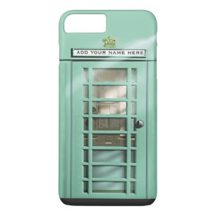 Lustige Mintgrüne britische Telefonzelle Case-Mate iPhone Hülle