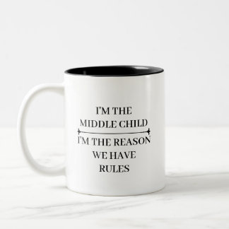LUSTIGE MITTLERE KIND COOLE ZITATE INDIVIDUELLER N ZWEIFARBIGE TASSE