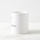 Lustige moderne Mutter Therapeutin Muttertag Chic Kaffeetasse (Mittel)