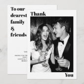 Lustige & moderne Save-The-Date-Dankeskarten Save The Date (Vorne/Hinten)