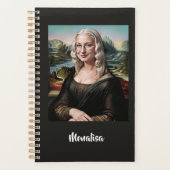 Lustige Mona Lisa Planer (Vorderseite)