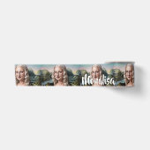 Lustige Mona Lisa Satinband (Vorderseite)