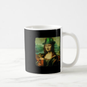 Lustige Mona Lisa St. Patricks Day Shamrock Hut Le Kaffeetasse