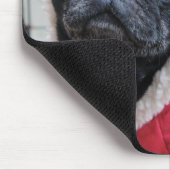 Lustige Mops-Mausunterlage Mousepad (Ecke)