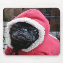 Lustige Mops-Mausunterlage