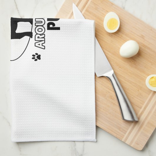 Lustige Mopsentwürfe Handtuch (Viertel Falte)