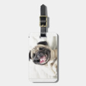 lustige Mopsgeisteskrankheit Gepäckanhänger (Vorderseite vertikal)