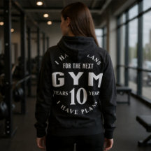 Lustige Motivations-Gym-Kapuzenjacke für Fitness-E