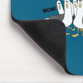 Lustige Möwe Mama Meer Leben Muttertag Vogel Mousepad (Ecke)