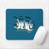 Lustige Möwe Mama Meer Leben Muttertag Vogel Mousepad (Mit Mouse)
