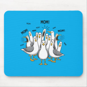 Lustige Möwen Mama Muttertag Humor Mutti Mama Mousepad