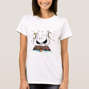 Lustige Möwen Sechs Sieben 67 Mem Lehrer Männer Fr T-Shirt