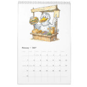 Lustige Möwenjobs Kalender (Feb 2027)