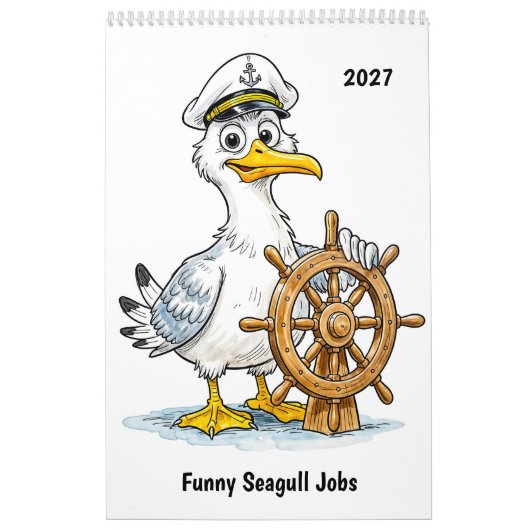 Lustige Möwenjobs Kalender (Titelbild)